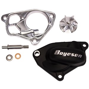 SUPERCOOLER WATER PUMP KIT YAMAHA YZ450F 23-25, WR450F 24-25, YZ450FX 24-25 BLACK