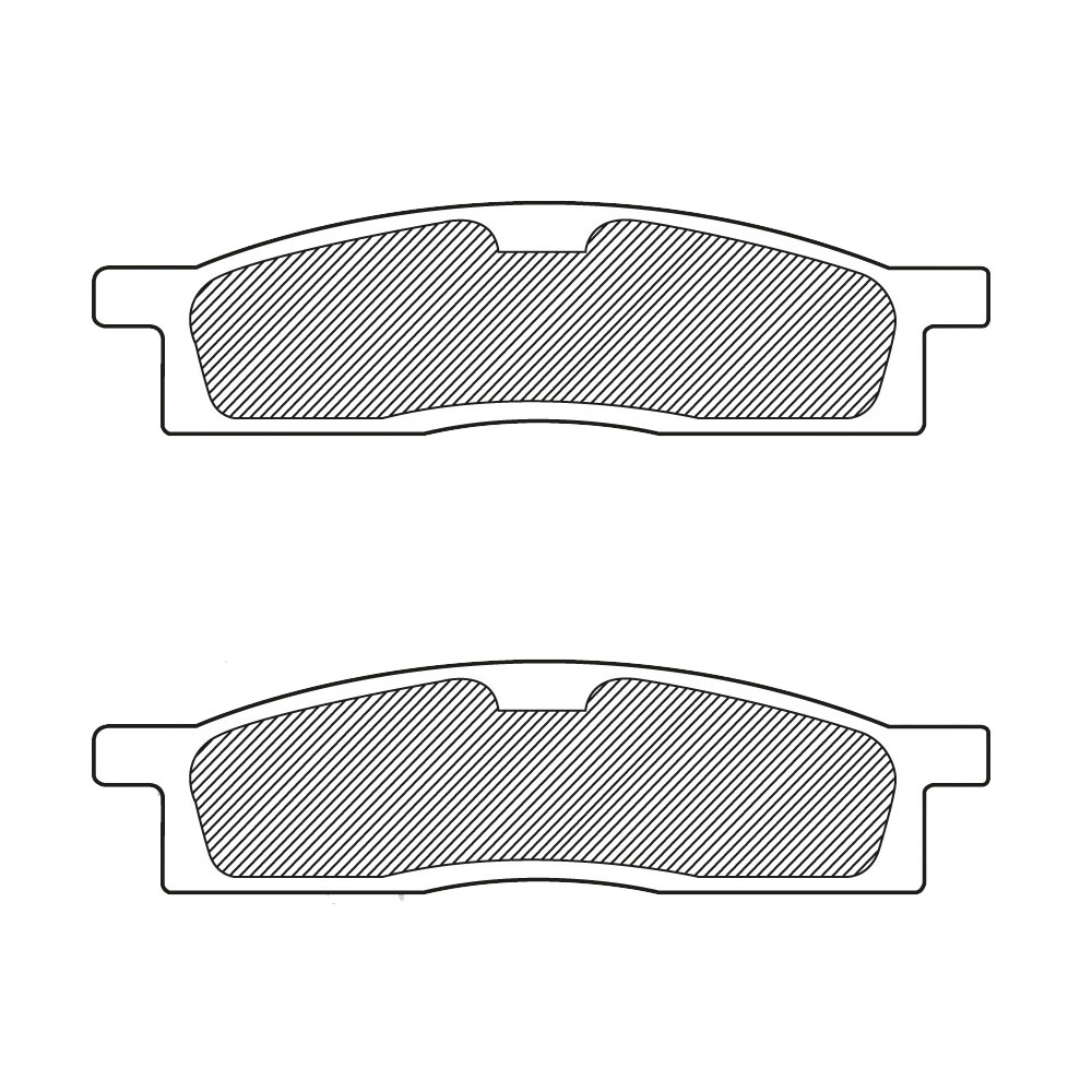 BRAKE PADS REAR YZ65 18-24,  FRONT YZ80 93-01, YZ85 02-24  (GF034) (R)