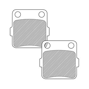 BRAKE PADS FRONT YZ65 18-24,  REAR YZ80 93-01, YZ85 02-24 (GF077) (R)