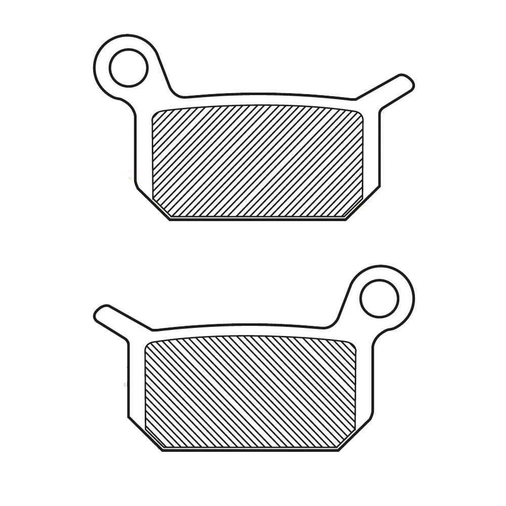 BRAKE PADS FRONT/REAR KTM/HQV/GAS 50CC (GF190) (R)